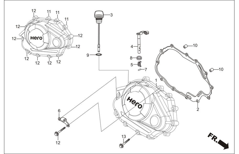 MOTOR KAPAK UST DEBRIYAJ LEVYESI